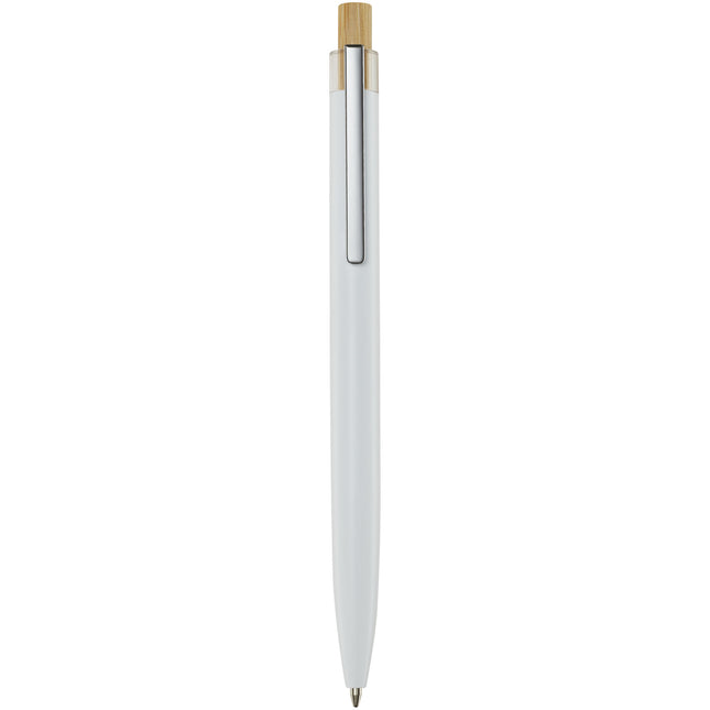 Penna a sfera in alluminio riciclato Nooshin (inchiostro nero)