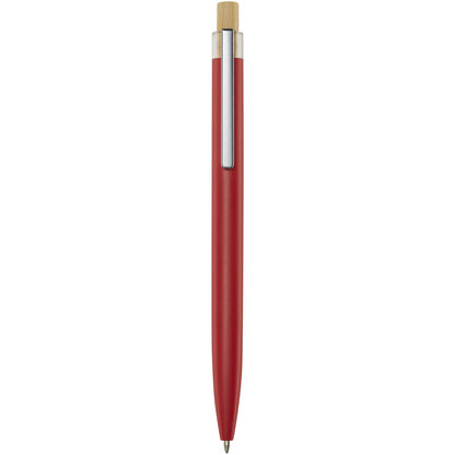 Penna a sfera in alluminio riciclato Nooshin (inchiostro nero)