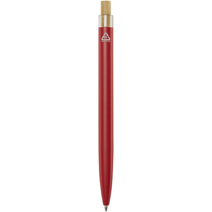 Penna a sfera in alluminio riciclato Nooshin (inchiostro nero)