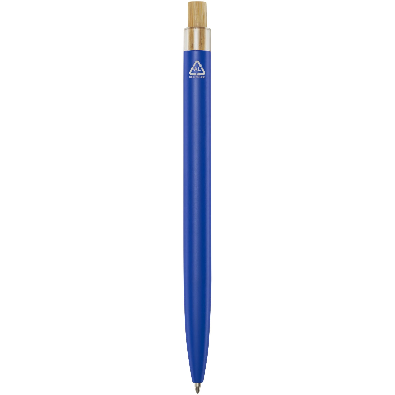 Penna a sfera in alluminio riciclato Nooshin (inchiostro nero)