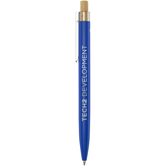 Penna a sfera in alluminio riciclato Nooshin (inchiostro nero)