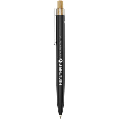 Penna a sfera in alluminio riciclato Nooshin (inchiostro nero)