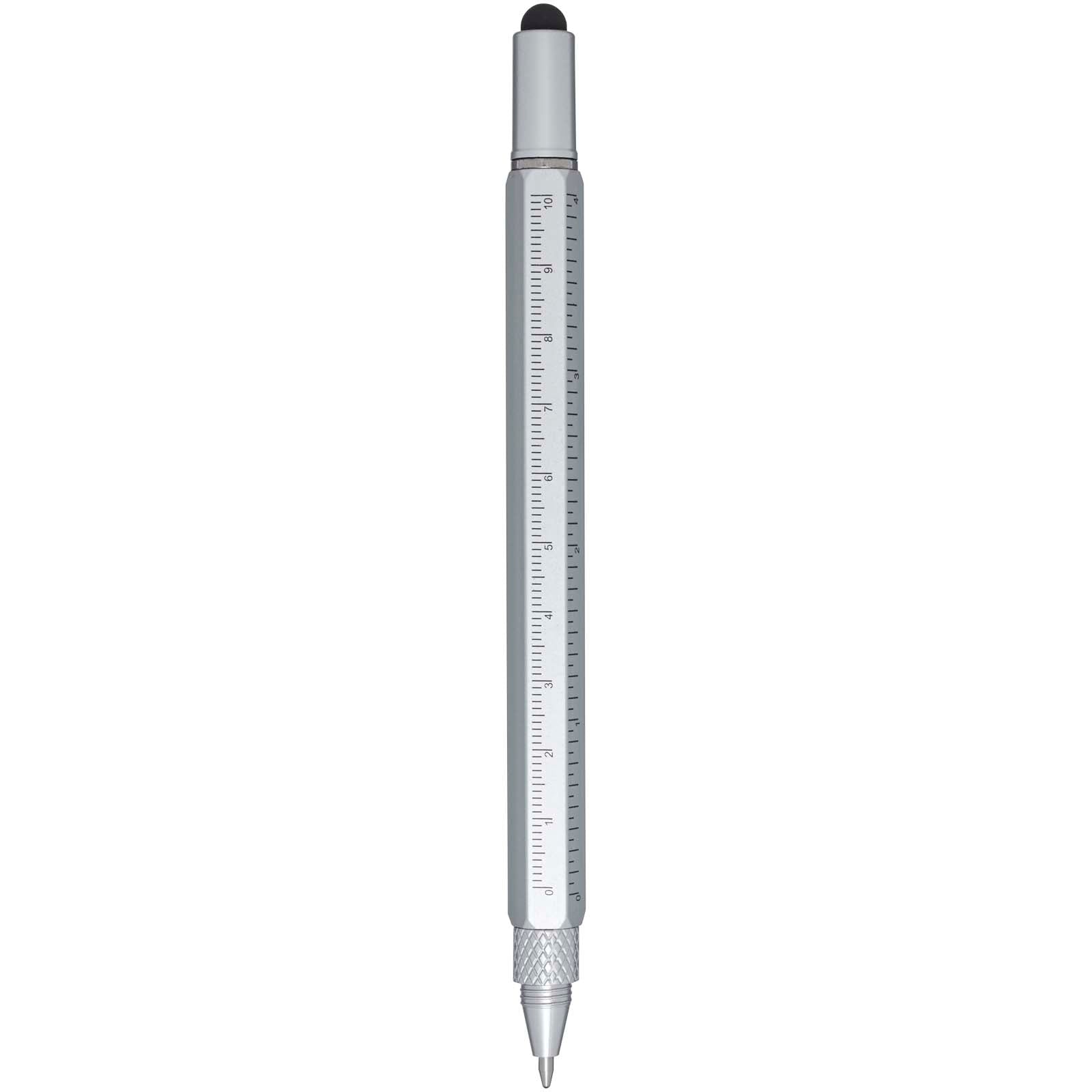 Penna multifunzione in alluminio riciclato Dora (inchiostro nero)
