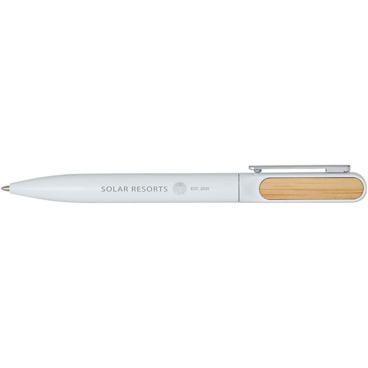 Penna a sfera in alluminio riciclato Blanca (inchiostro nero)