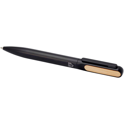 Penna a sfera in alluminio riciclato Blanca (inchiostro nero)