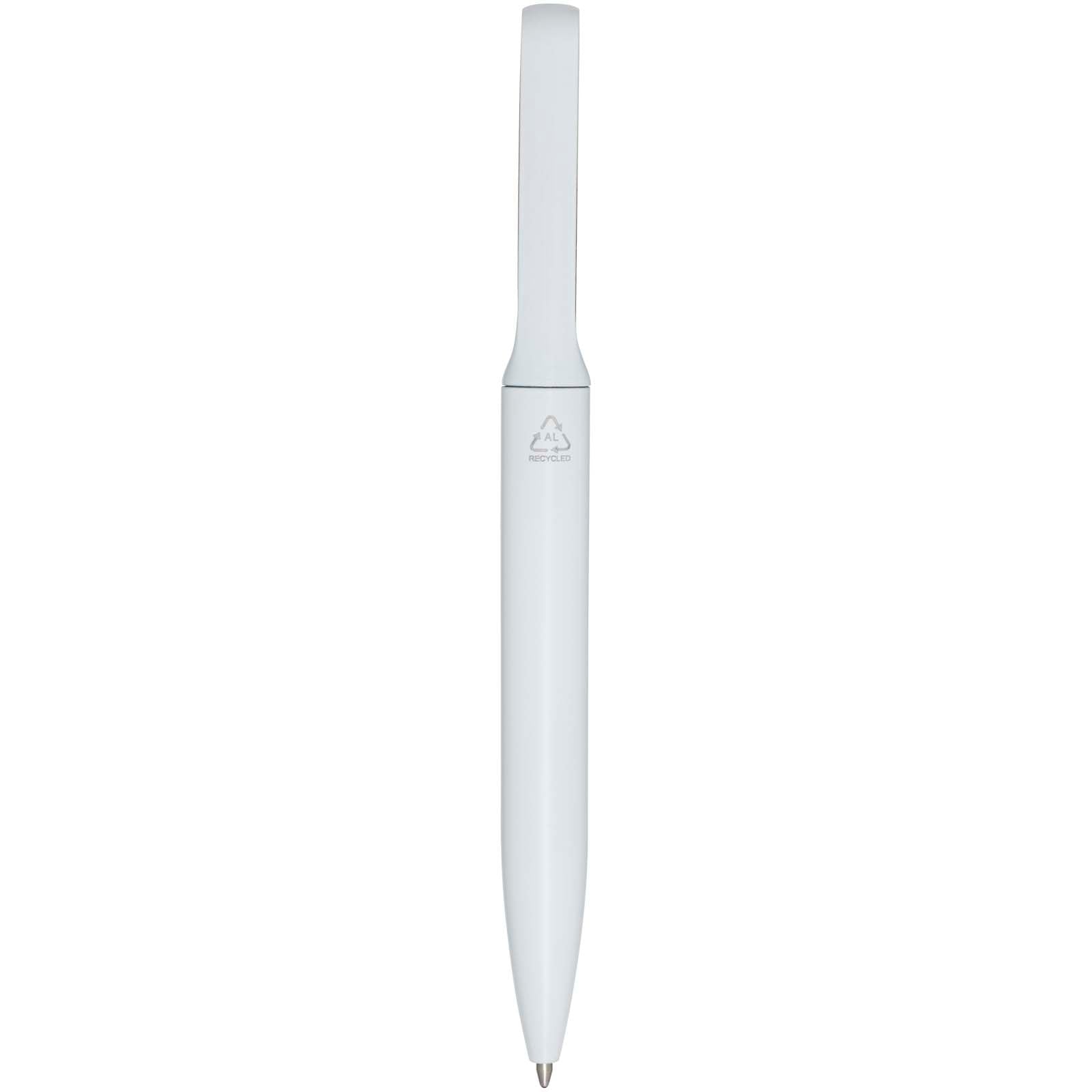Penna a sfera in alluminio riciclato Blanca (inchiostro blu)