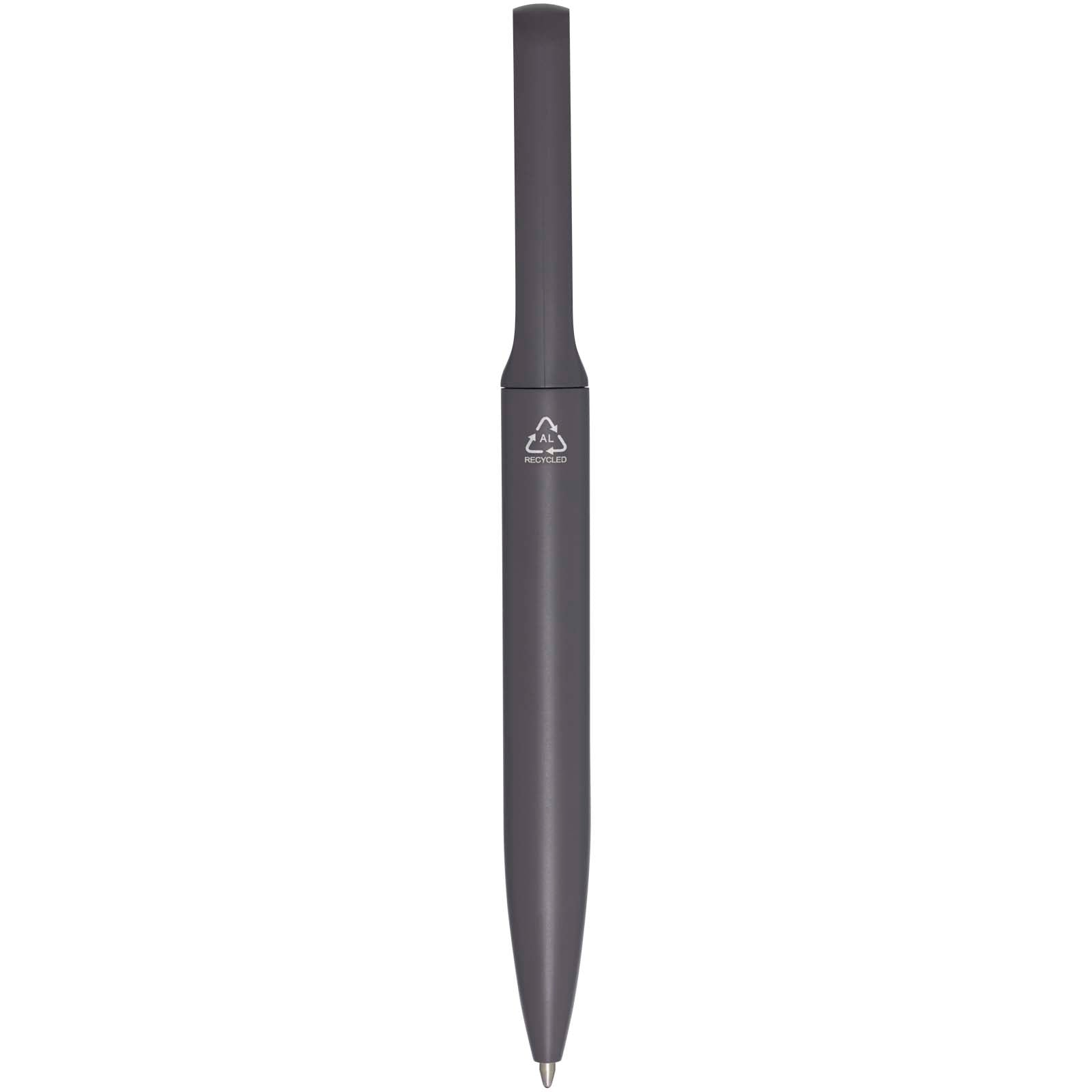 Penna a sfera in alluminio riciclato Blanca (inchiostro blu)