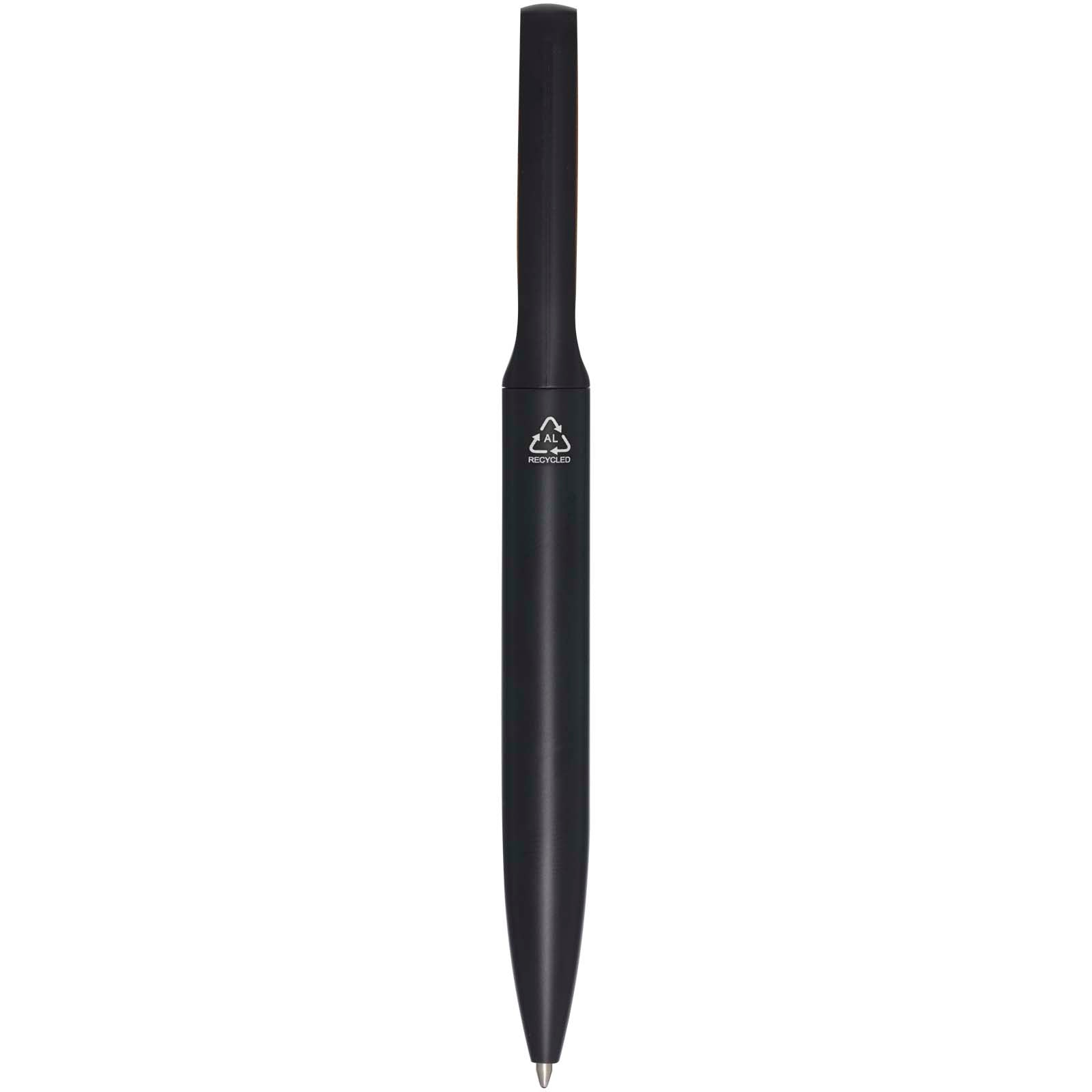 Penna a sfera in alluminio riciclato Blanca (inchiostro blu)