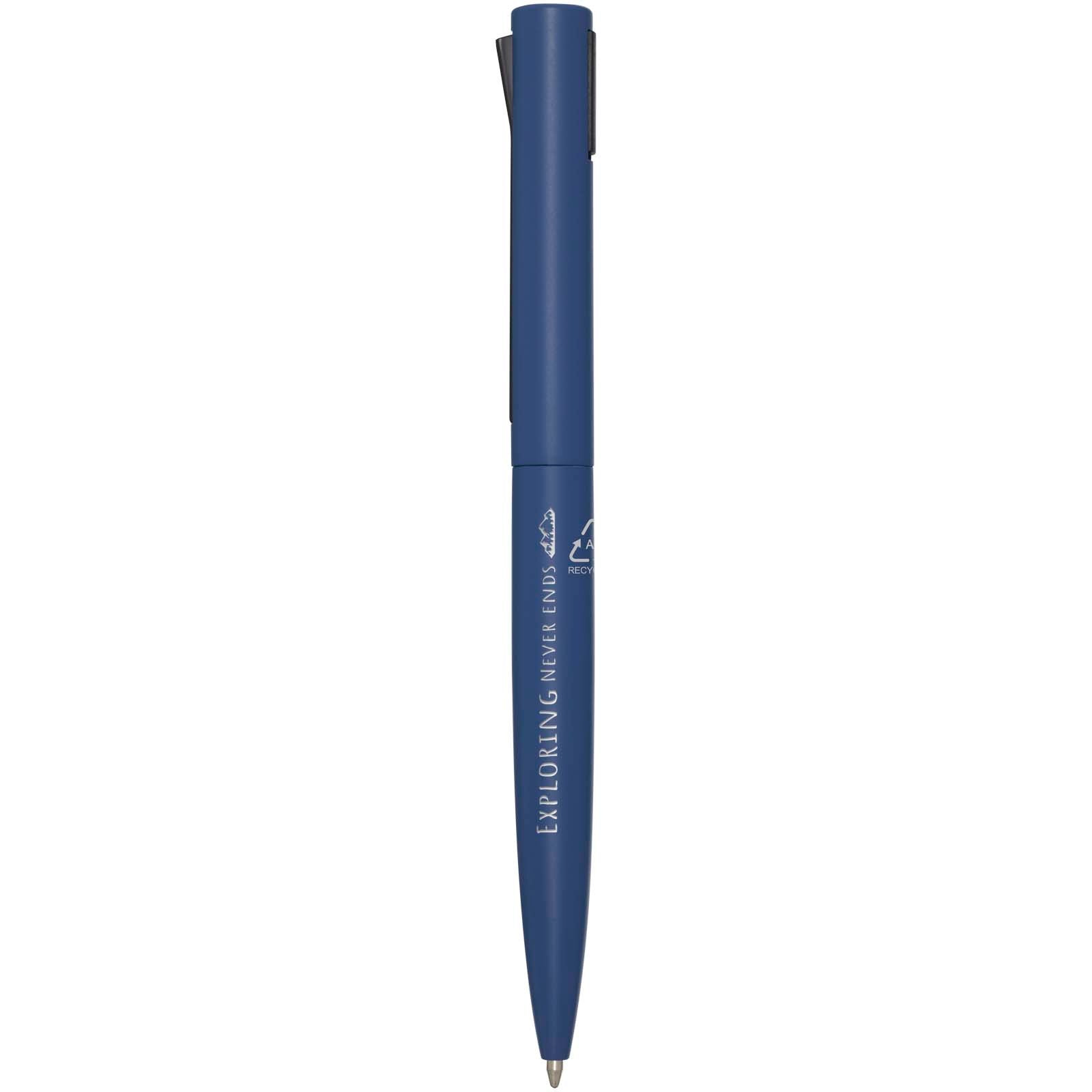 Penna a sfera in alluminio riciclato Juana (inchiostro nero)