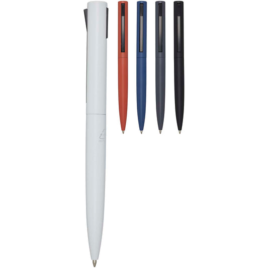 Penna a sfera in alluminio riciclato Juana (inchiostro blu)