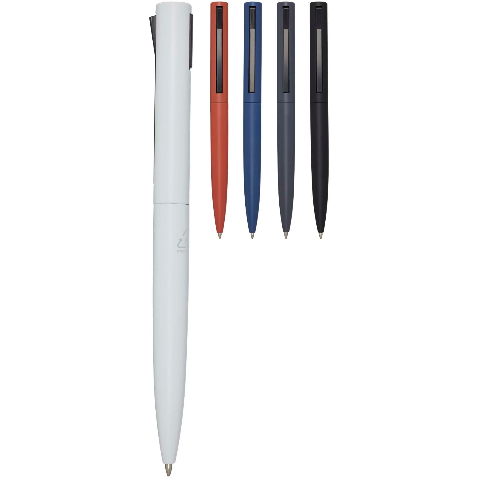 Penna a sfera in alluminio riciclato Juana (inchiostro blu)