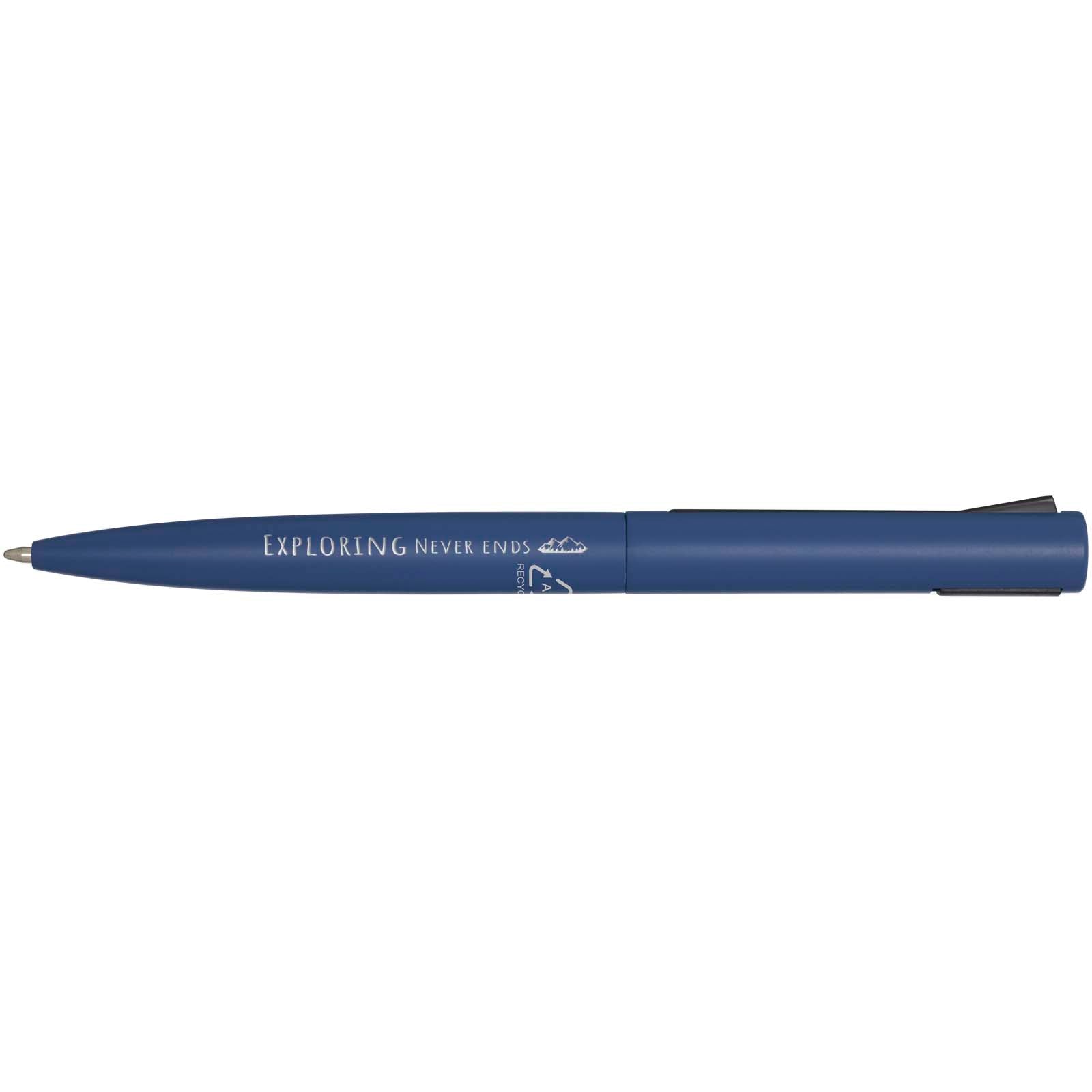 Penna a sfera in alluminio riciclato Juana (inchiostro blu)