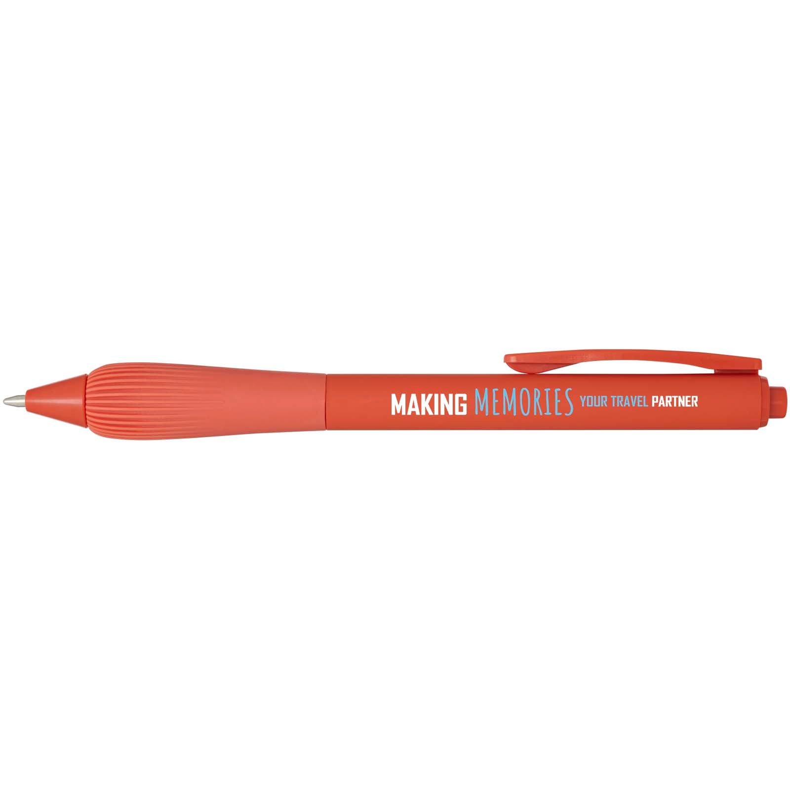 Penna a sfera in ABS riciclato Lorena (inchiostro blu)