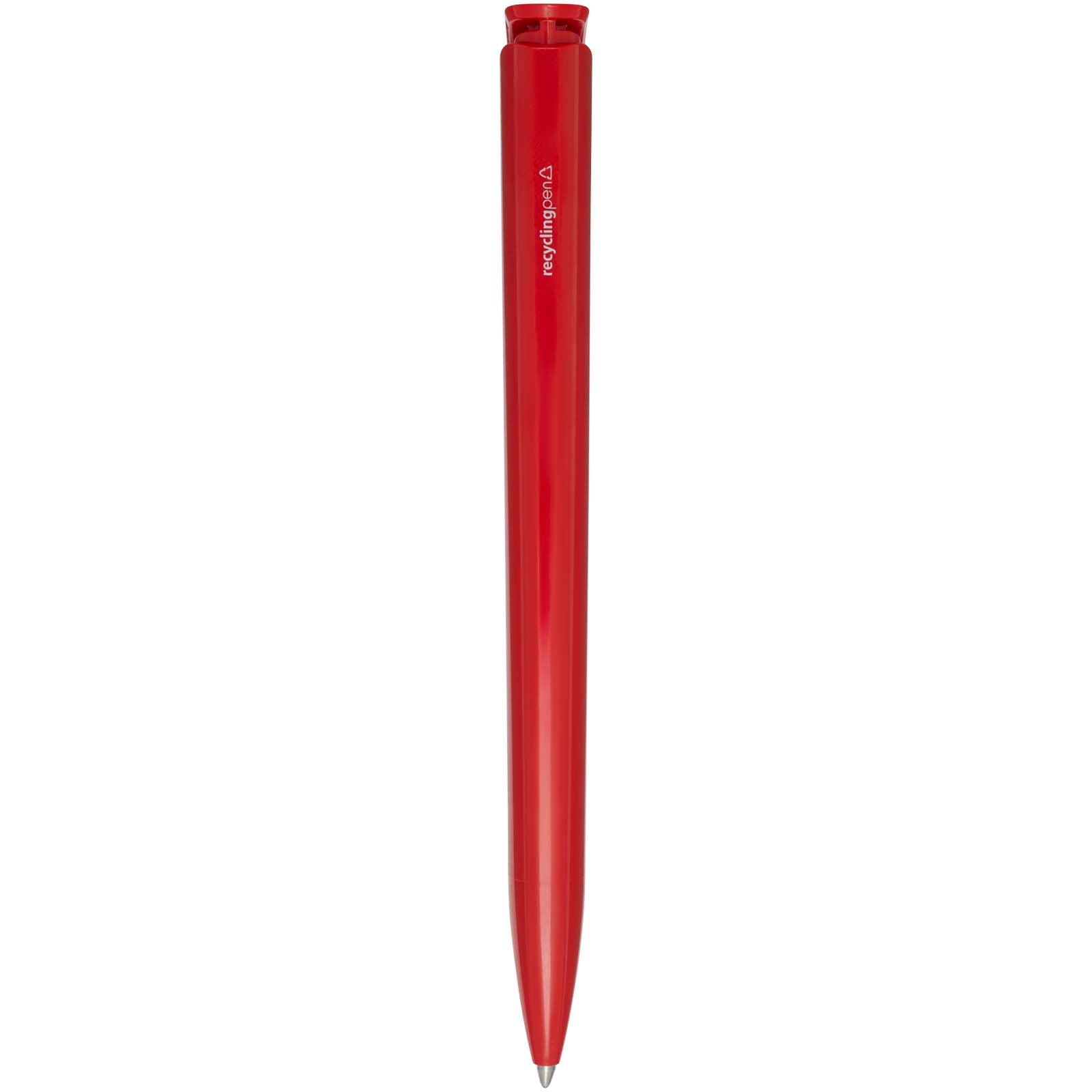 Penna a sfera in plastica riciclata Lucia (inchiostro blu)