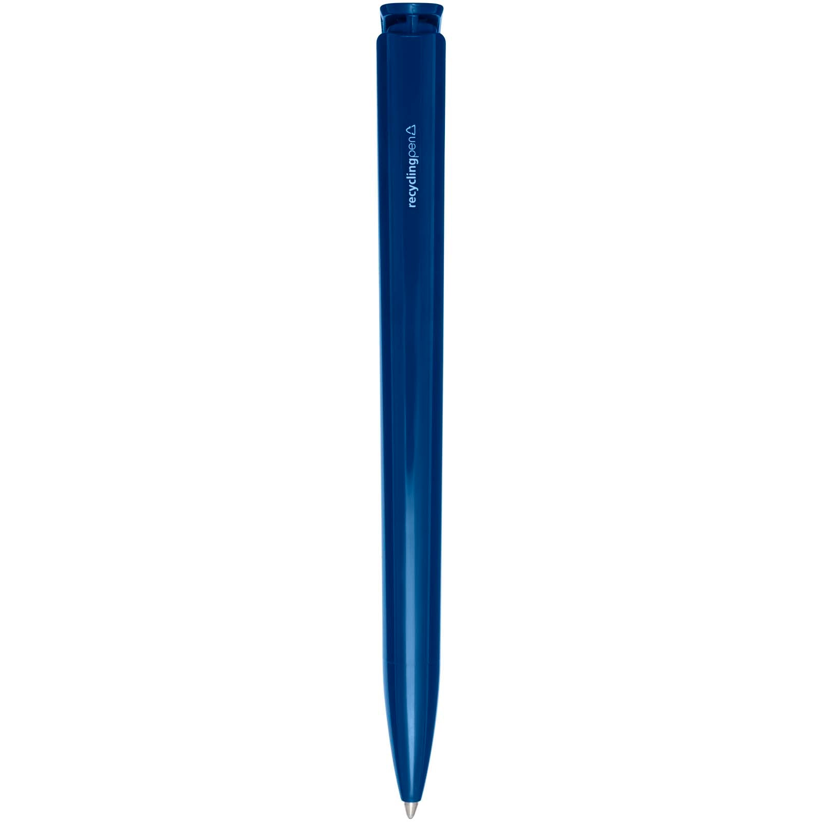 Penna a sfera in plastica riciclata Lucia (inchiostro blu)