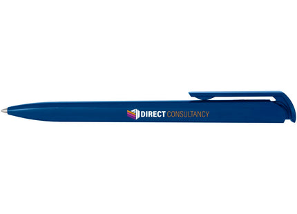 Penna a sfera in plastica riciclata Lucia (inchiostro nero)