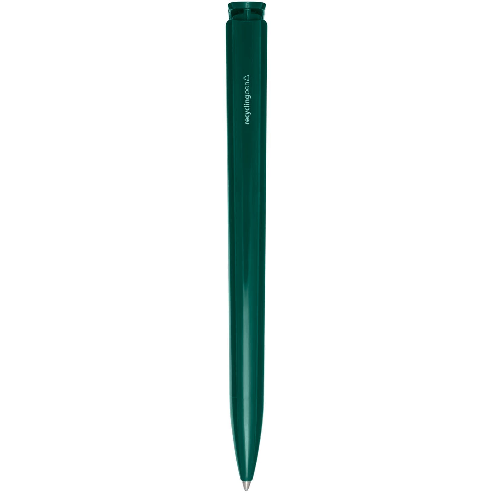 Penna a sfera in plastica riciclata Lucia (inchiostro nero)