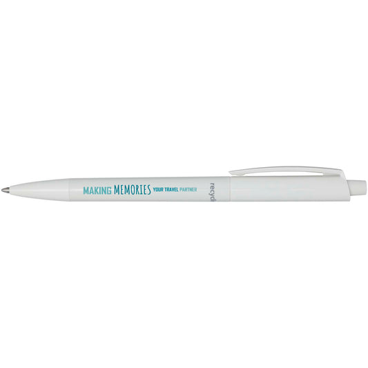Penna a sfera in plastica riciclata Martha (inchiostro blu)