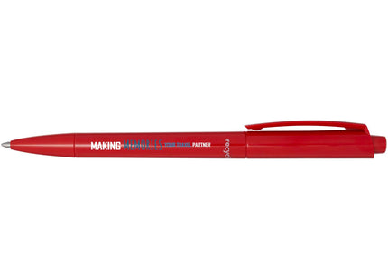 Penna a sfera in plastica riciclata Martha (inchiostro blu)