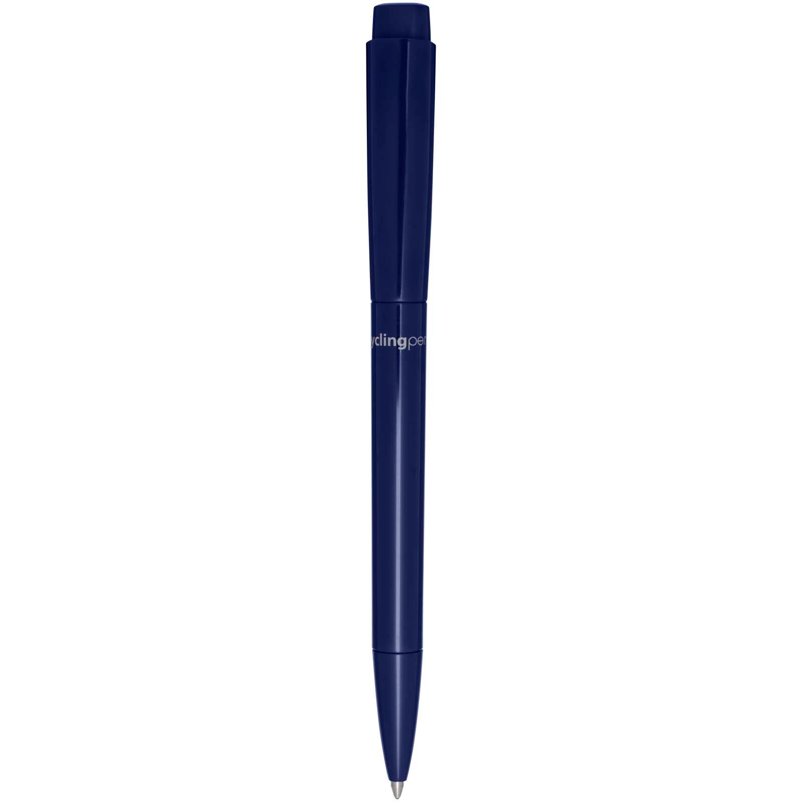 Penna a sfera in plastica riciclata Martha (inchiostro blu)