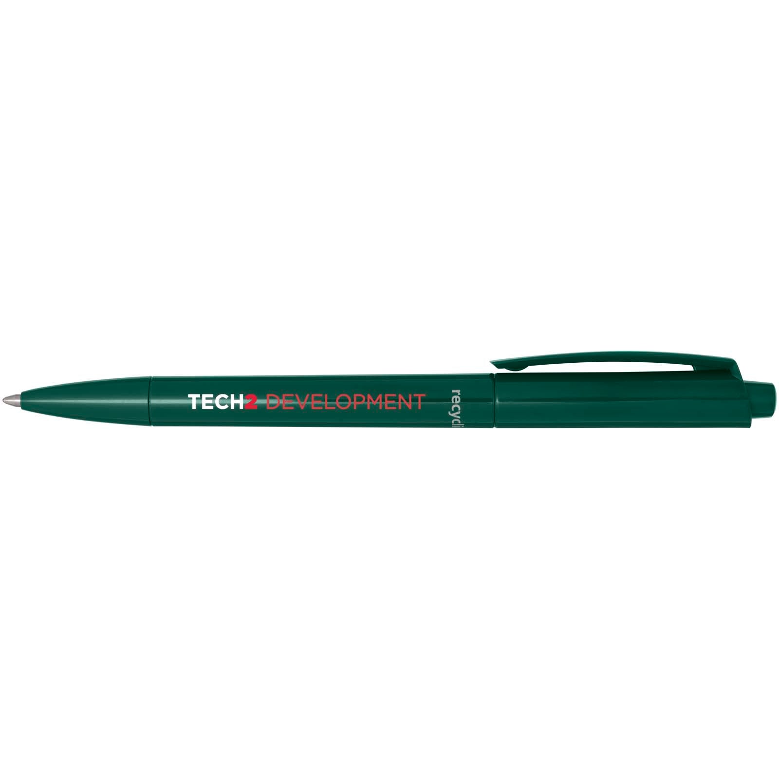 Penna a sfera in plastica riciclata Martha (inchiostro blu)