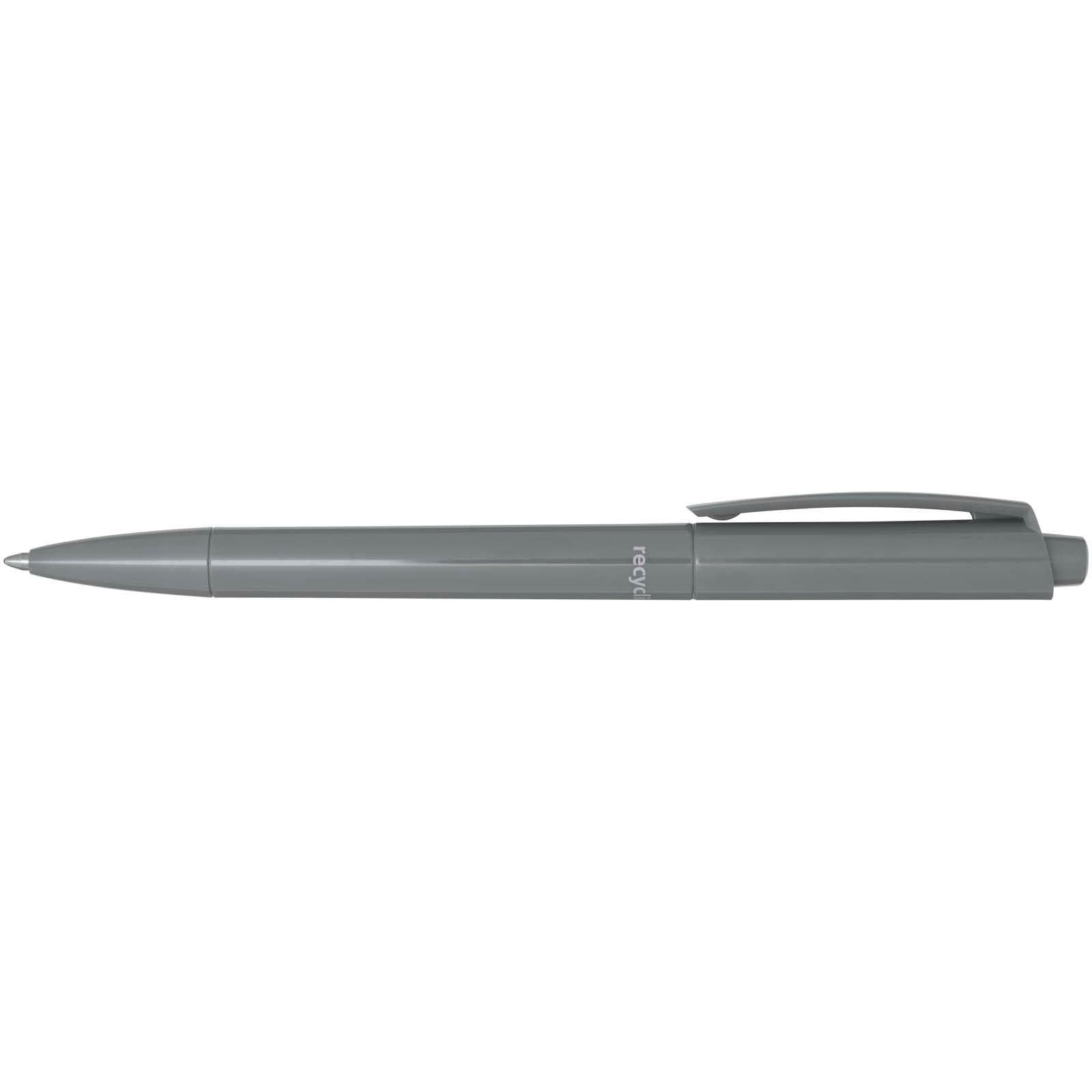 Penna a sfera in plastica riciclata Martha (inchiostro blu)