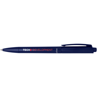 Penna a sfera in plastica riciclata Martha (inchiostro nero)