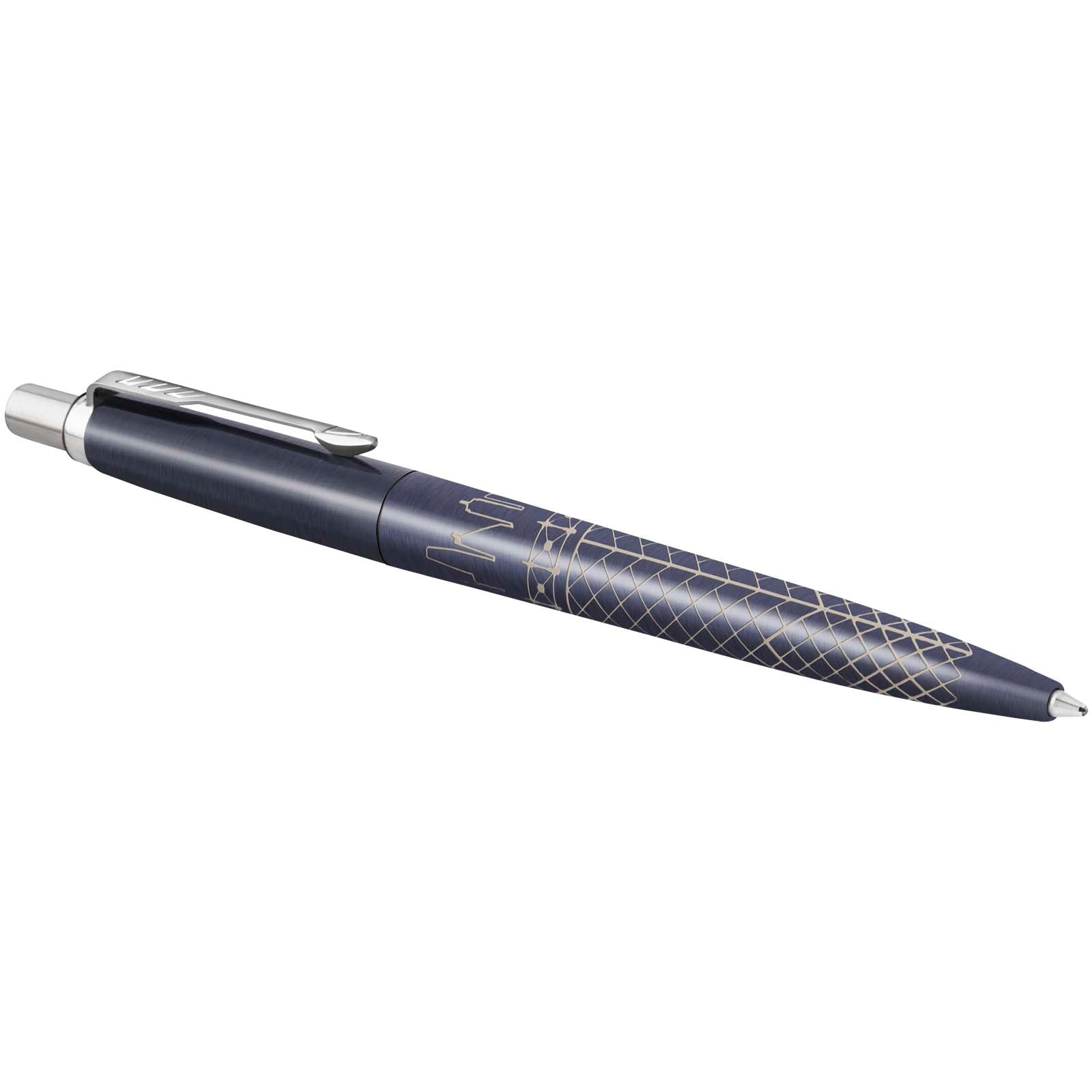 Penna a sfera Parker Jotter SE Global Icons (inchiostro blu)