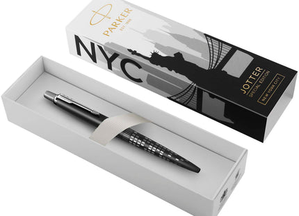 Penna a sfera Parker Jotter SE Global Icons (inchiostro blu)