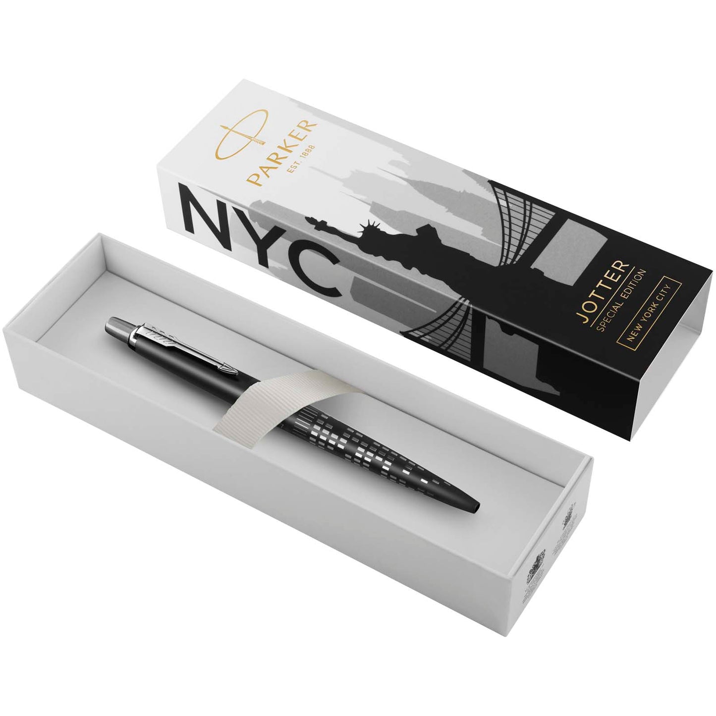 Penna a sfera Parker Jotter SE Global Icons (inchiostro blu)