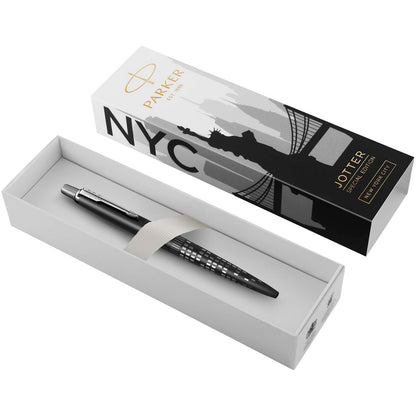 Penna a sfera Parker Jotter SE Global Icons (inchiostro blu)