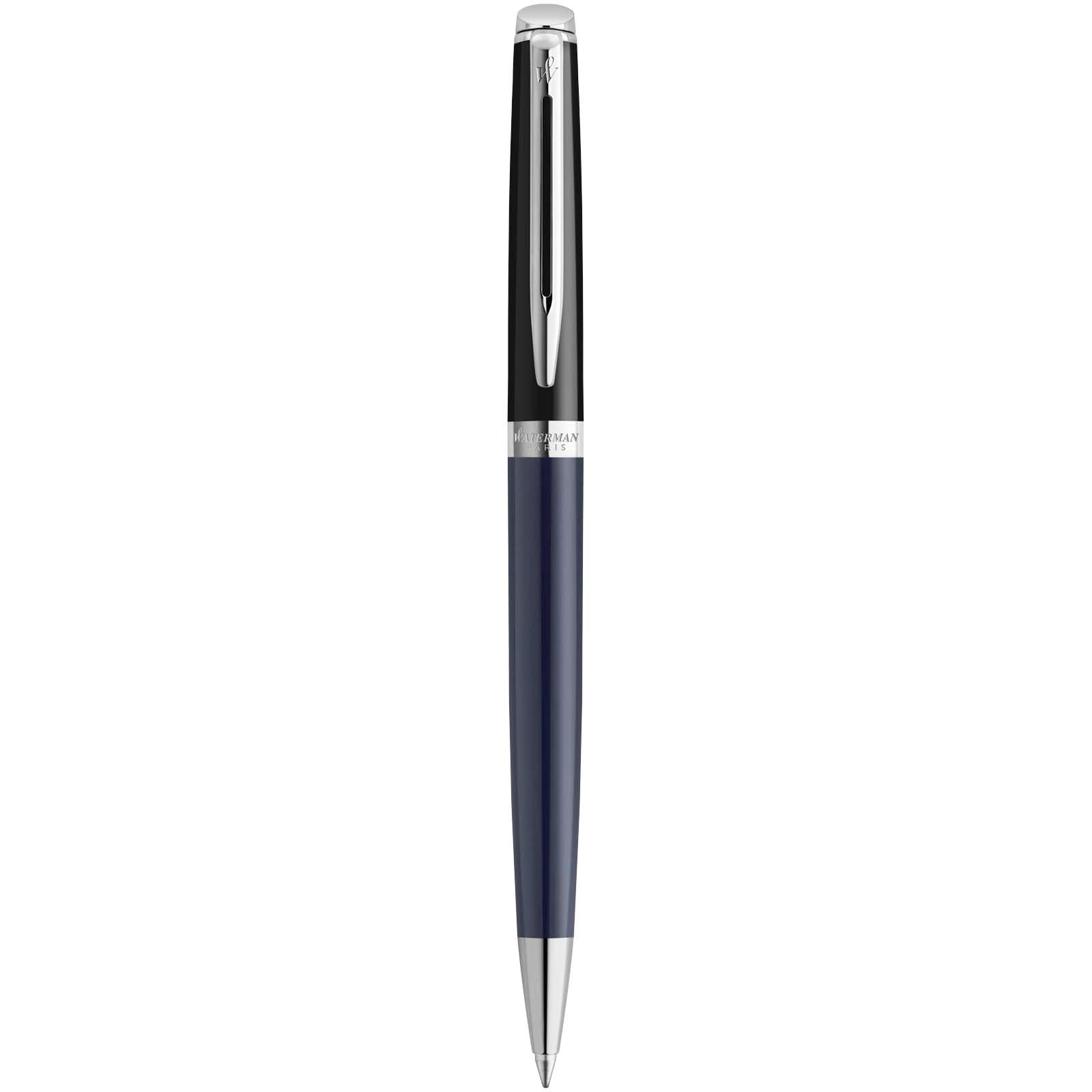 Penna a sfera colorata con finiture in palladio Hemisphere (inchiostro blu)