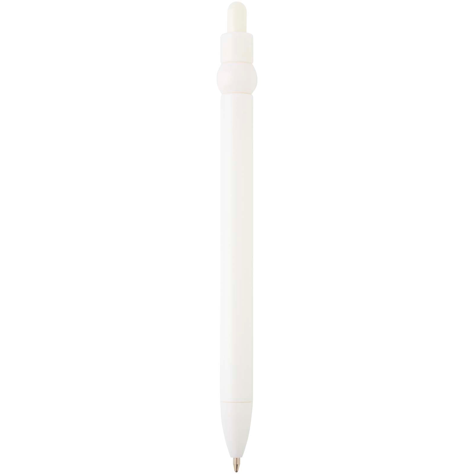 Penna a sfera in plastica riciclata Fidget (inchiostro nero)