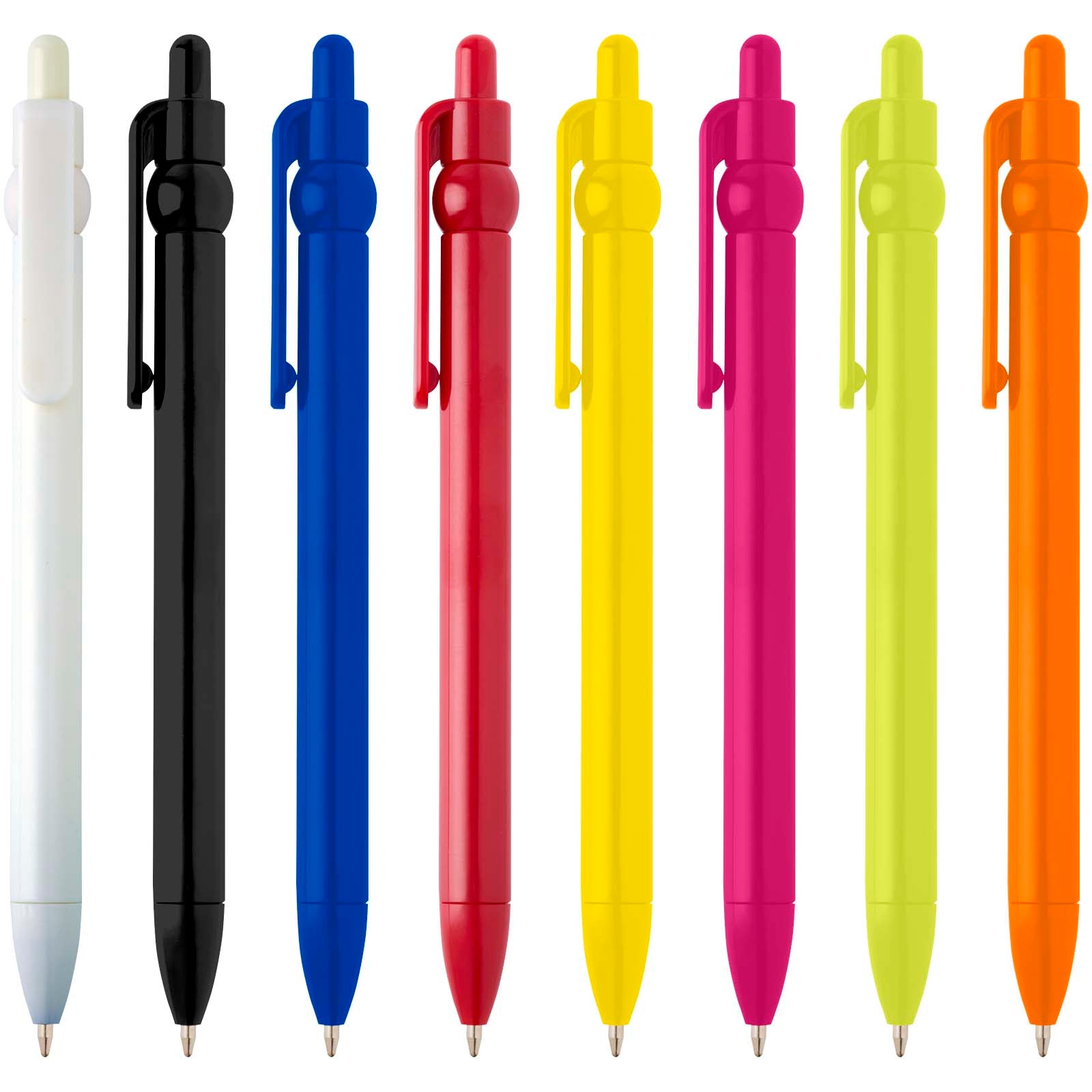 Penna a sfera in plastica riciclata Fidget (inchiostro nero)