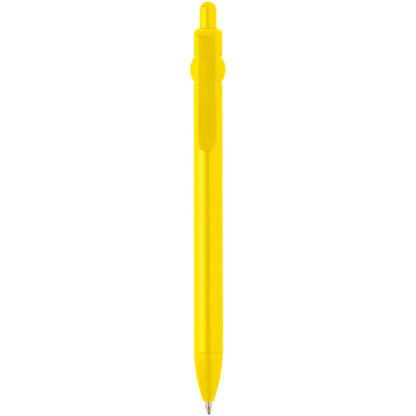 Penna a sfera in plastica riciclata Fidget (inchiostro nero)