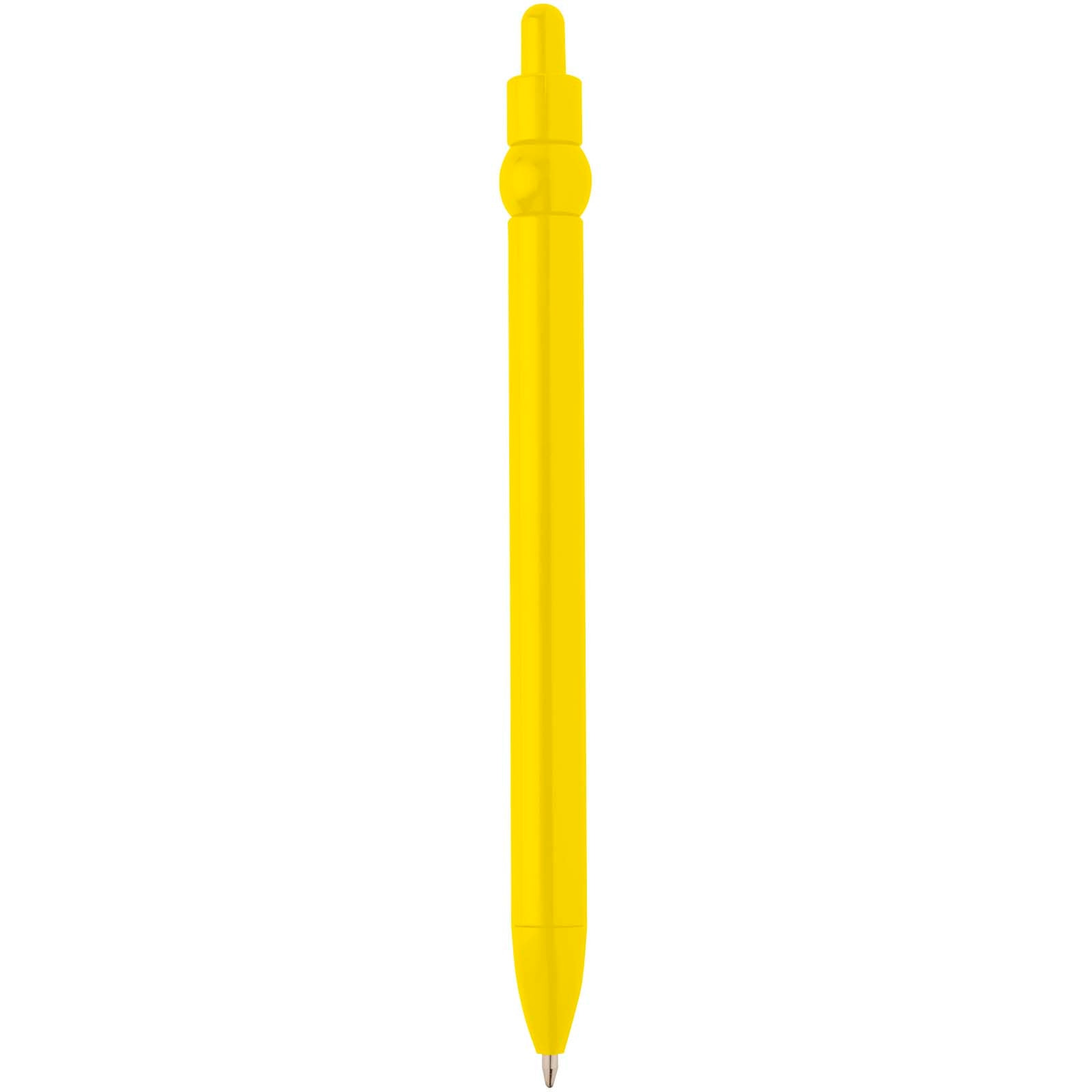 Penna a sfera in plastica riciclata Fidget (inchiostro nero)