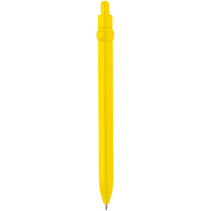 Penna a sfera in plastica riciclata Fidget (inchiostro nero)