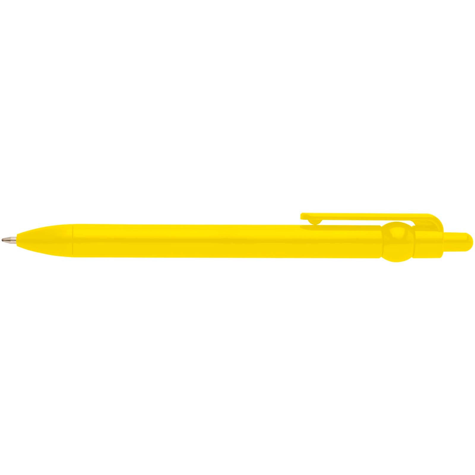 Penna a sfera in plastica riciclata Fidget (inchiostro nero)