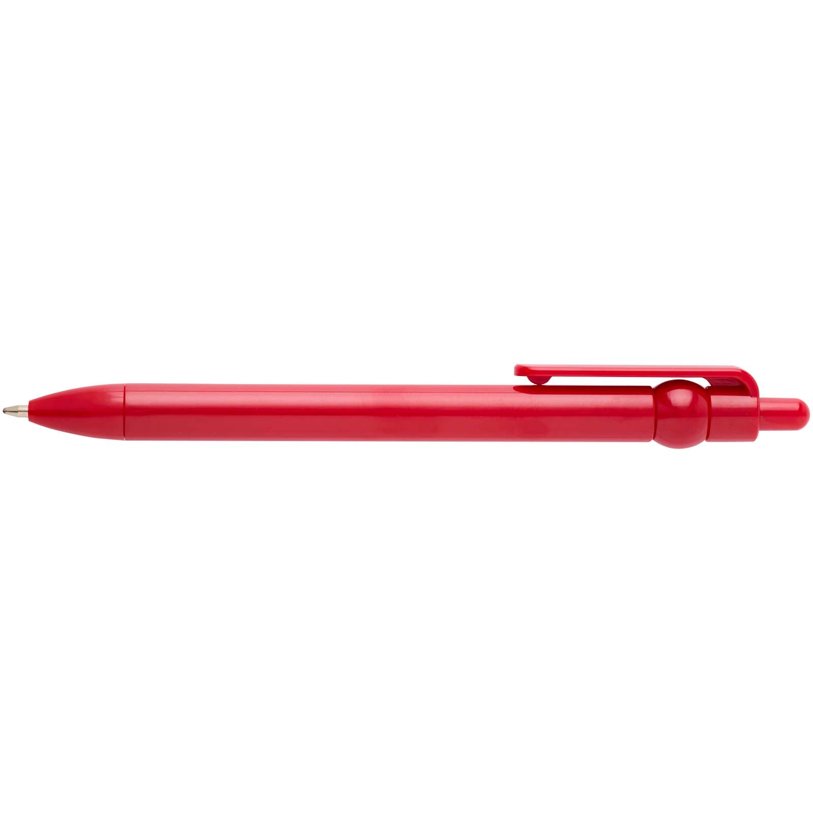 Penna a sfera in plastica riciclata Fidget (inchiostro nero)
