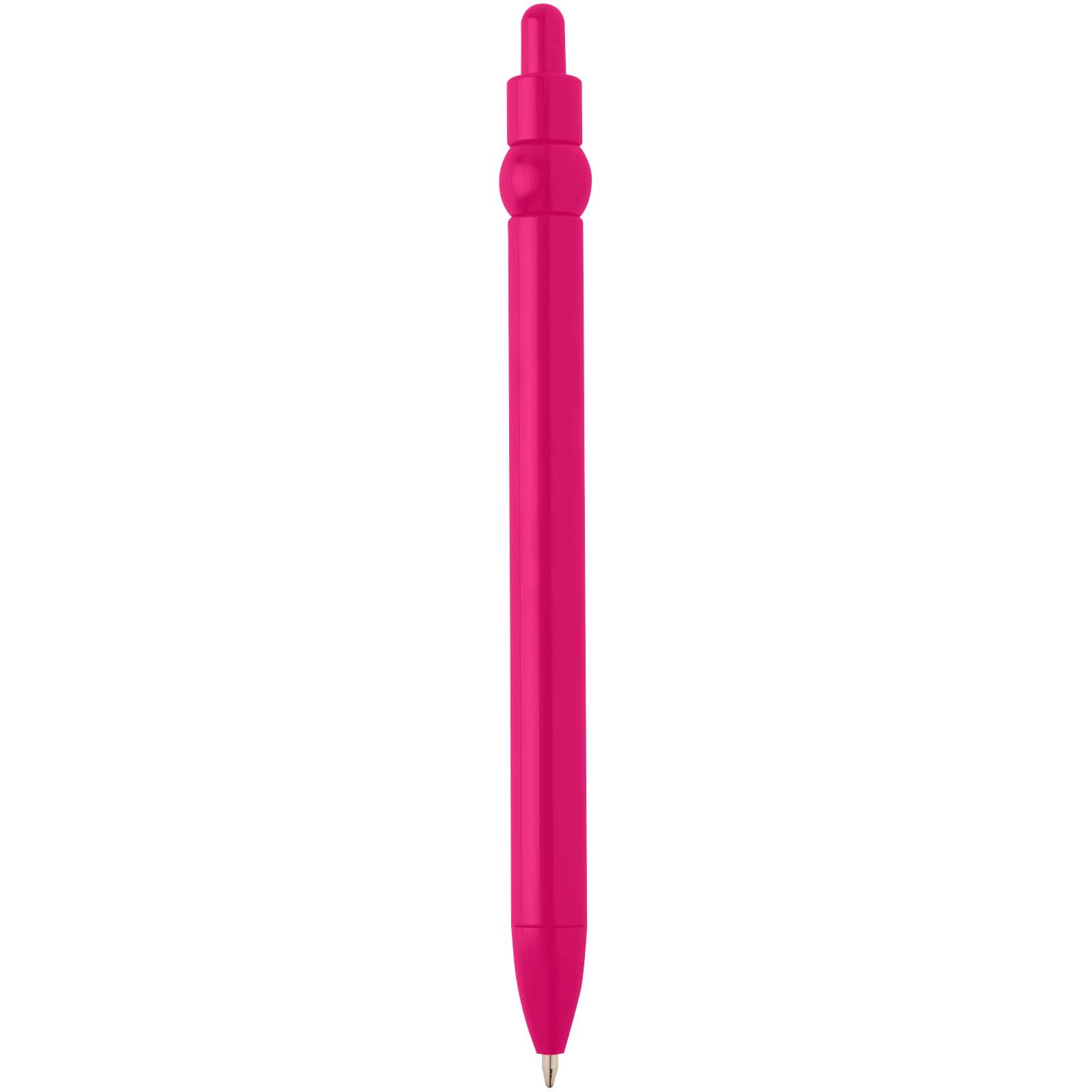 Penna a sfera in plastica riciclata Fidget (inchiostro nero)