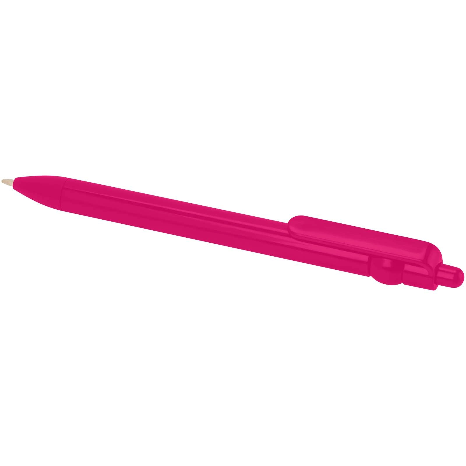 Penna a sfera in plastica riciclata Fidget (inchiostro nero)