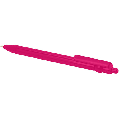 Penna a sfera in plastica riciclata Fidget (inchiostro nero)