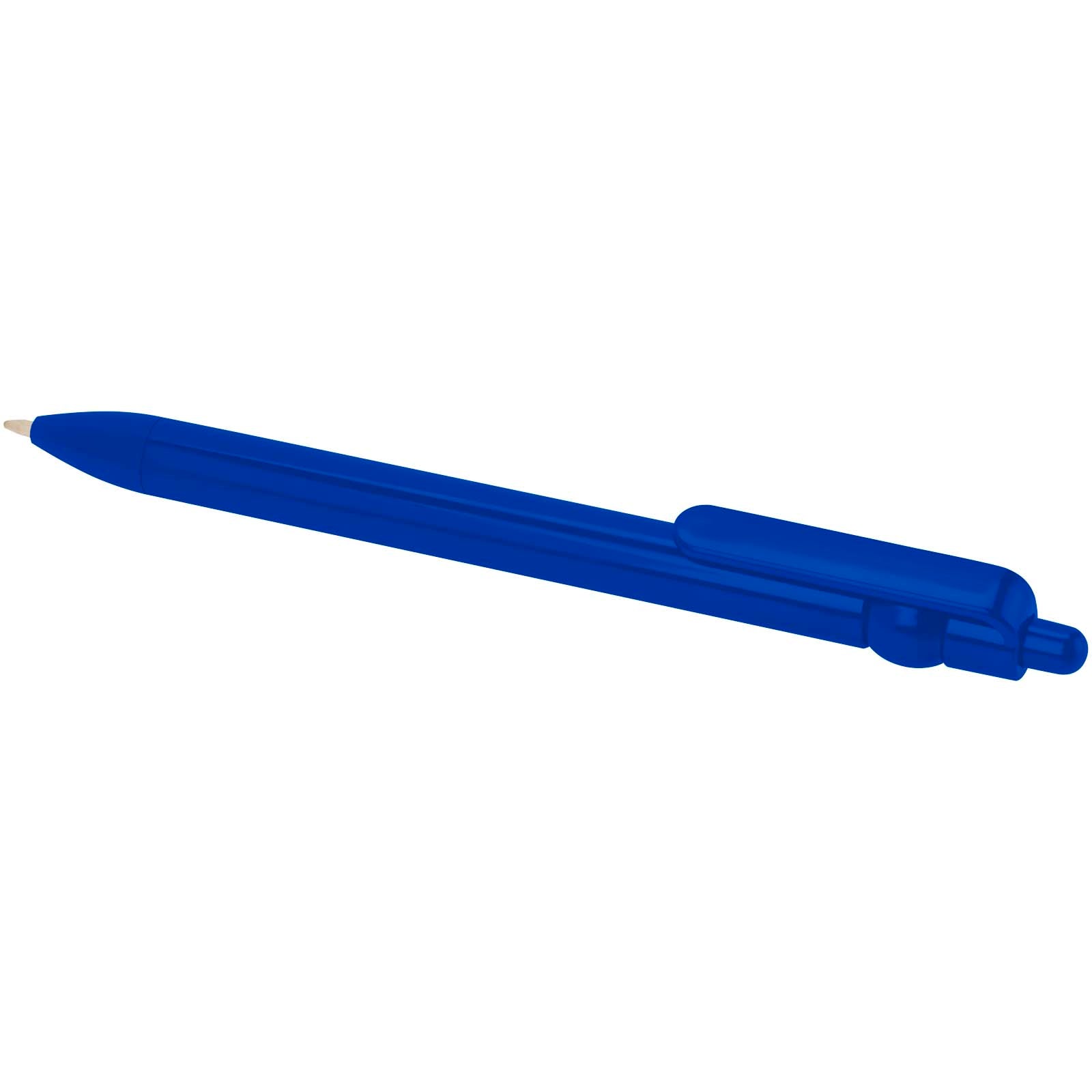 Penna a sfera in plastica riciclata Fidget (inchiostro nero)