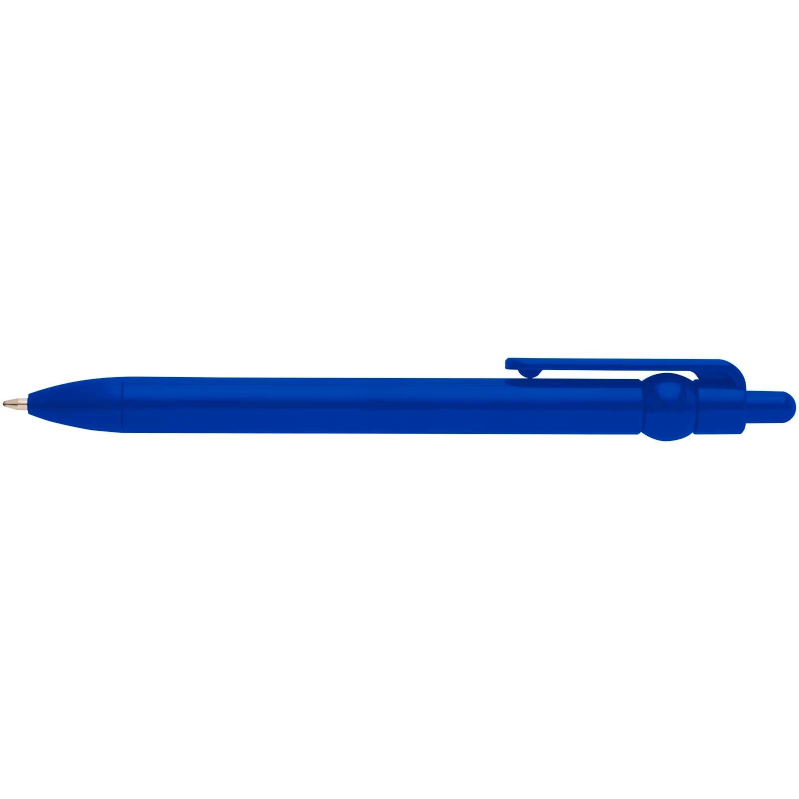 Penna a sfera in plastica riciclata Fidget (inchiostro nero)