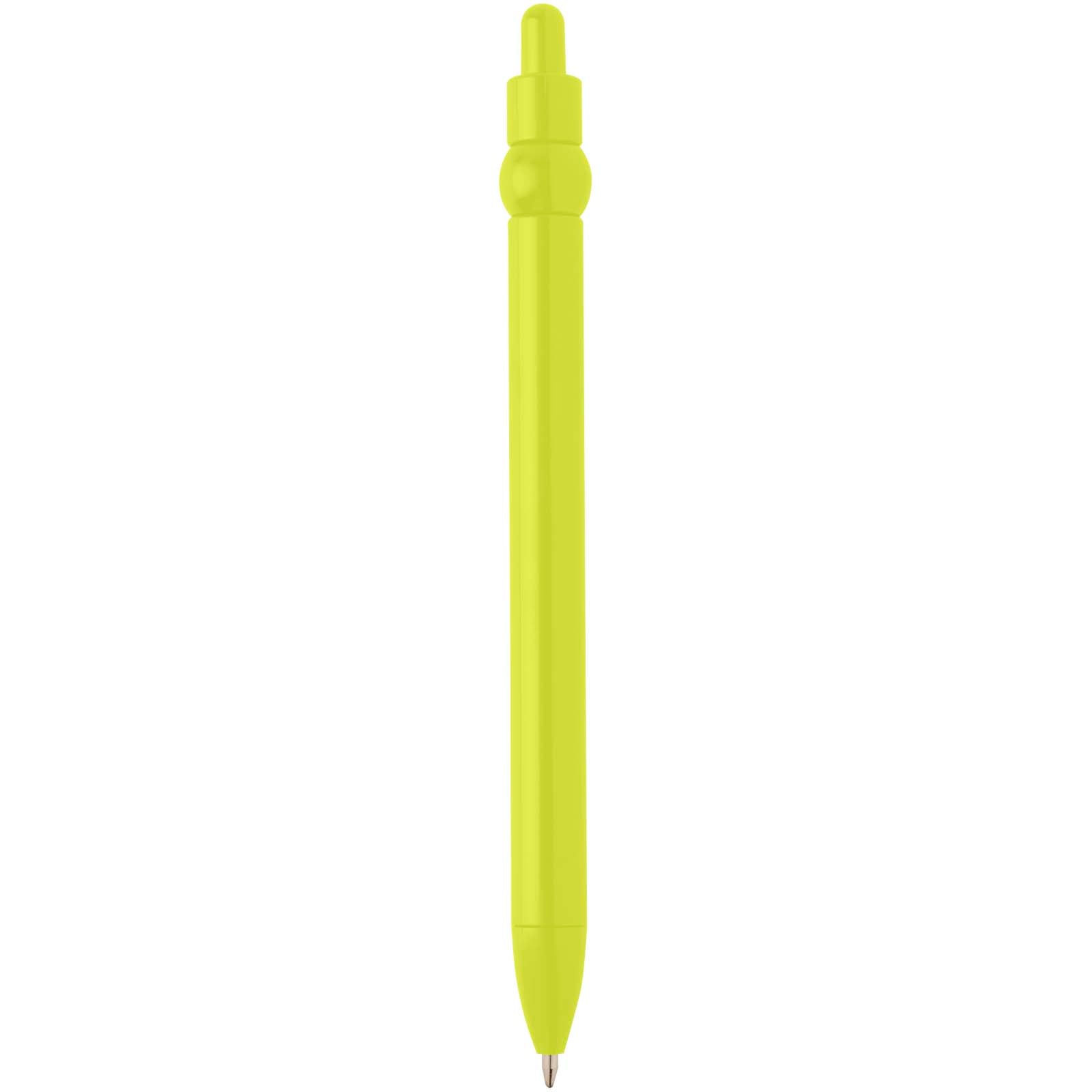 Penna a sfera in plastica riciclata Fidget (inchiostro nero)