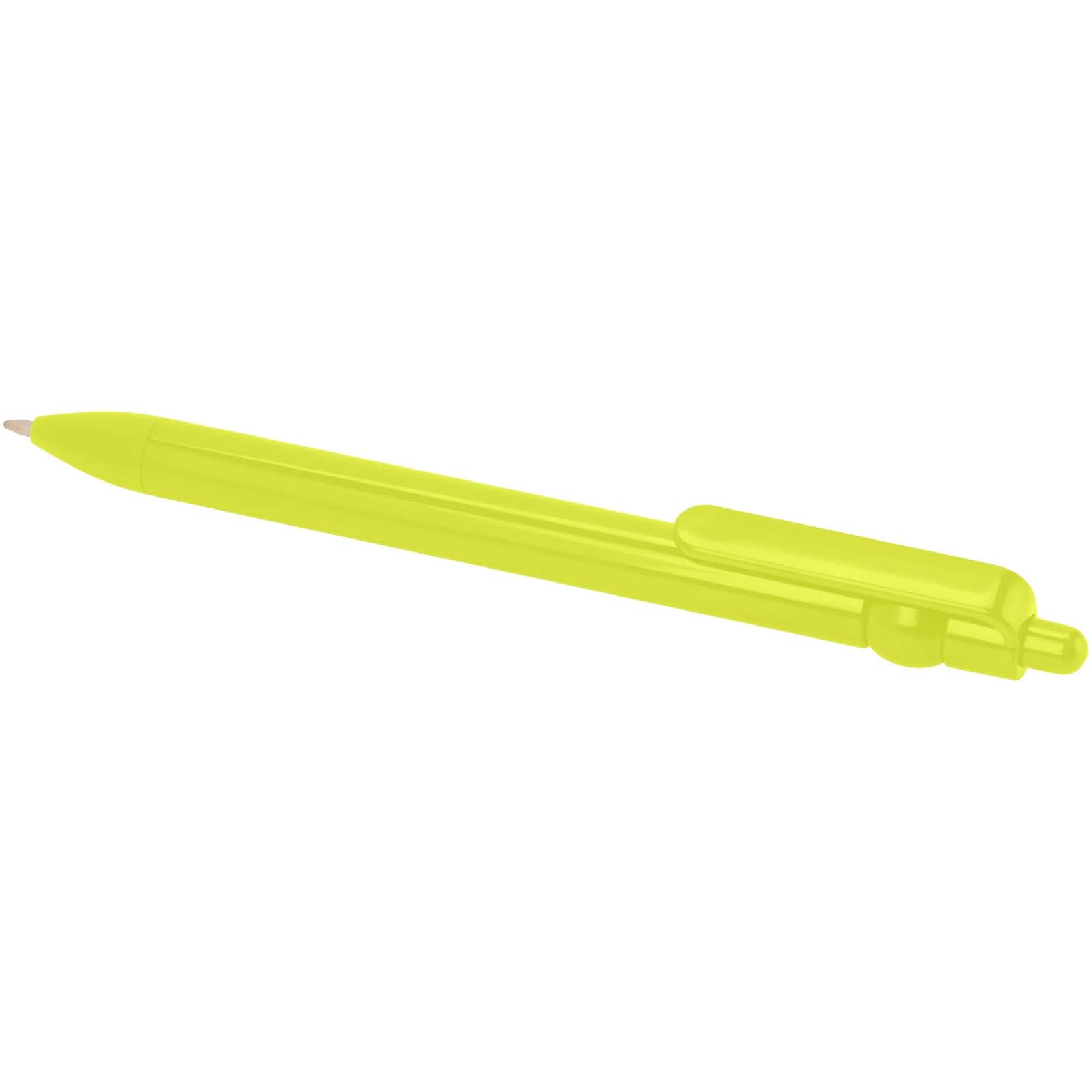 Penna a sfera in plastica riciclata Fidget (inchiostro nero)