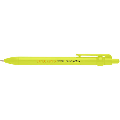 Penna a sfera in plastica riciclata Fidget (inchiostro nero)