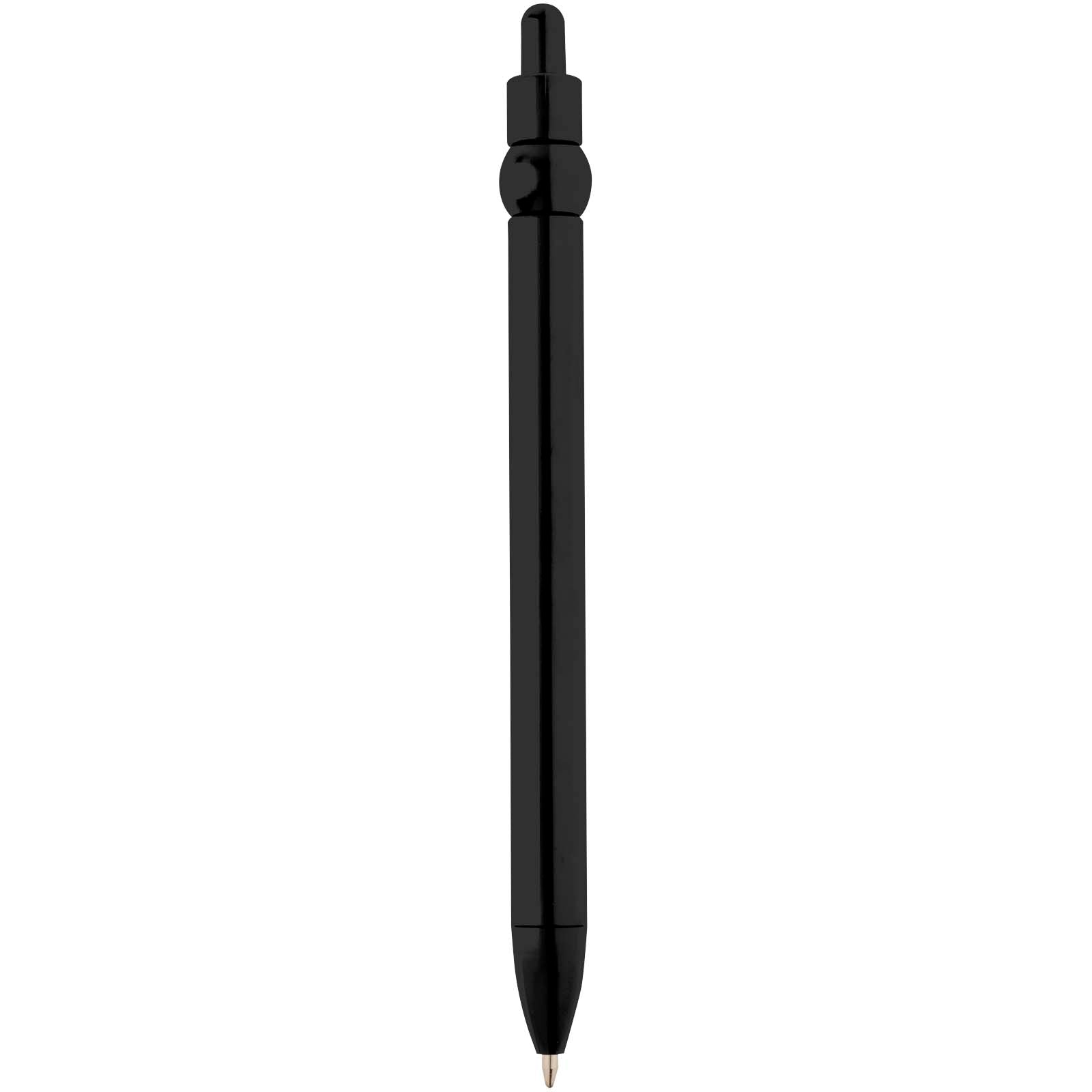 Penna a sfera in plastica riciclata Fidget (inchiostro nero)