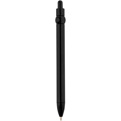 Penna a sfera in plastica riciclata Fidget (inchiostro nero)