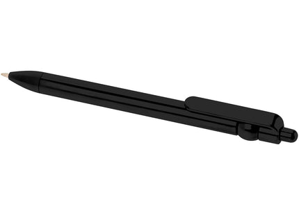 Penna a sfera in plastica riciclata Fidget (inchiostro nero)